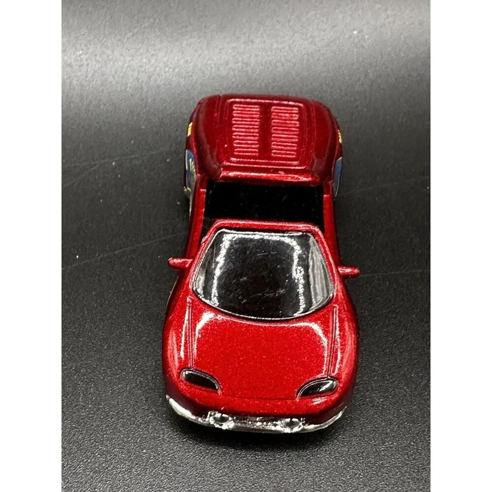 Hot Wheels 1993‎ Warner Pontiac Salsa Red Convertible Diecast 1:64 Loose GUC